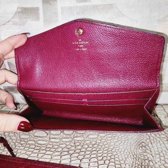 Authentic  LV Monogram Empreinte Leather Curieuse Wallet - Picture 3 of 11